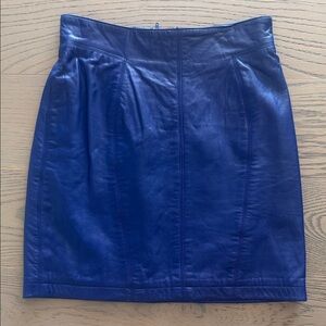 Vintage North Beach Leather skirt